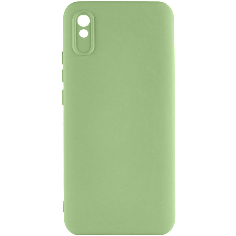 Чохол Silicone Cover Lakshmi Full Camera (A) для Xiaomi Redmi 9A (Зелений / Pistachio)