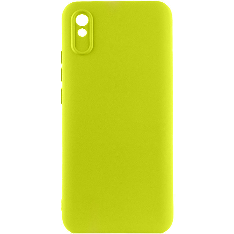 Чехол Silicone Cover Lakshmi Full Camera (A) для Xiaomi Redmi 9A (Желтый / Flash)
