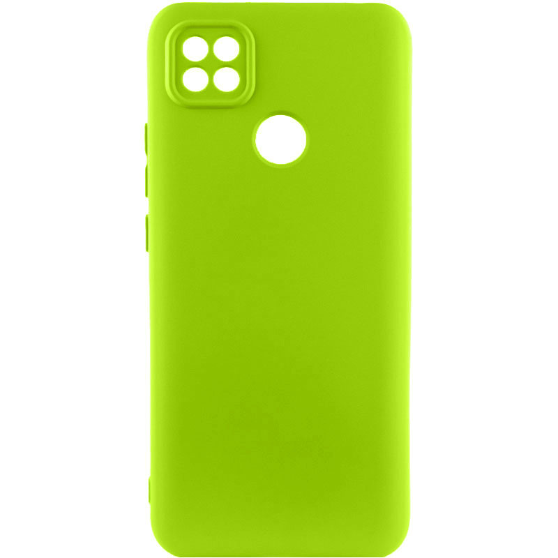 Чехол Silicone Cover Lakshmi Full Camera (A) для Xiaomi Redmi 9C (Салатовый / Neon Green)