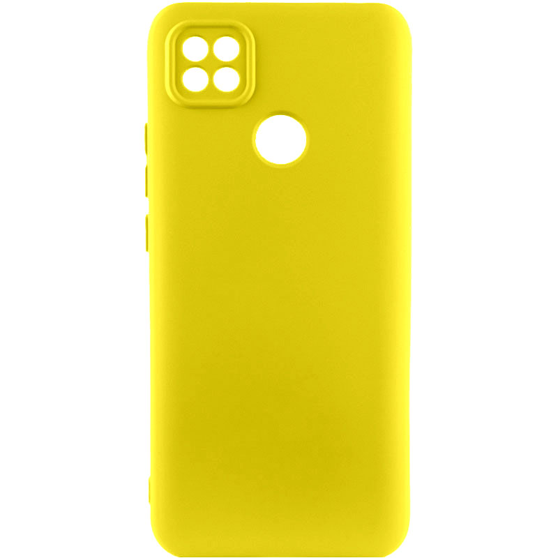 Чехол Silicone Cover Lakshmi Full Camera (A) для Xiaomi Redmi 9C (Желтый / Flash)