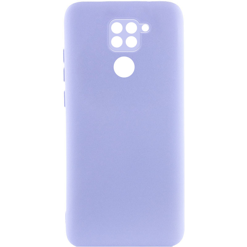 Чехол Silicone Cover Lakshmi Full Camera (A) для Xiaomi Redmi Note 9 / Redmi 10X (Сиреневый / Dasheen)