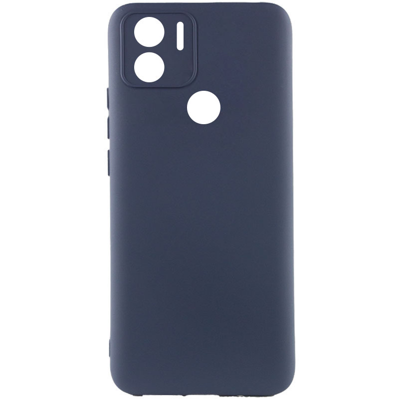 Чехол Silicone Cover Lakshmi Full Camera (A) для Xiaomi Redmi A1+ / Poco C50 / A2+ (Синий / Midnight Blue)
