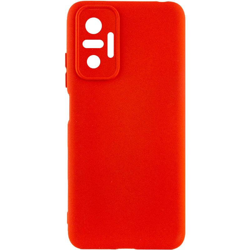 Чехол Silicone Cover Lakshmi Full Camera (A) для Xiaomi Redmi Note 10 Pro / 10 Pro Max (Красный / Red)