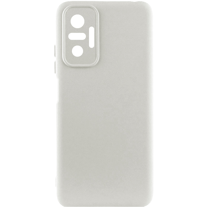 Чехол Silicone Cover Lakshmi Full Camera (A) для Xiaomi Redmi Note 10 Pro / 10 Pro Max (Песочный / Sand)