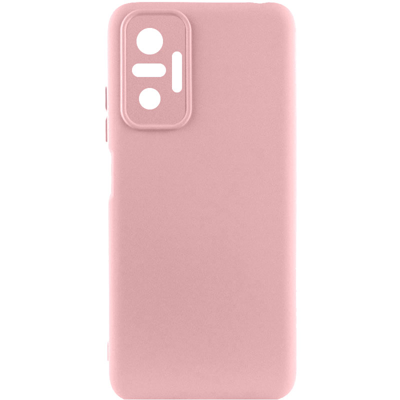 Чехол Silicone Cover Lakshmi Full Camera (A) для Xiaomi Redmi Note 10 Pro Max (Розовый / Pink)