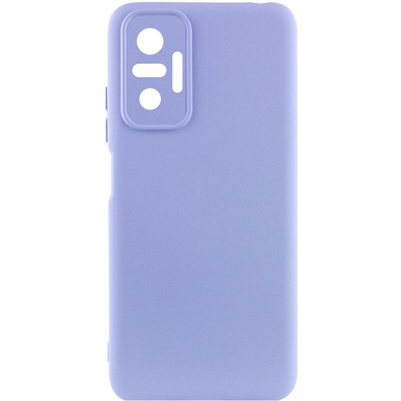 Чохол Silicone Cover Lakshmi Full Camera (A) для Xiaomi Redmi Note 10 Pro (Бузковий / Dasheen)