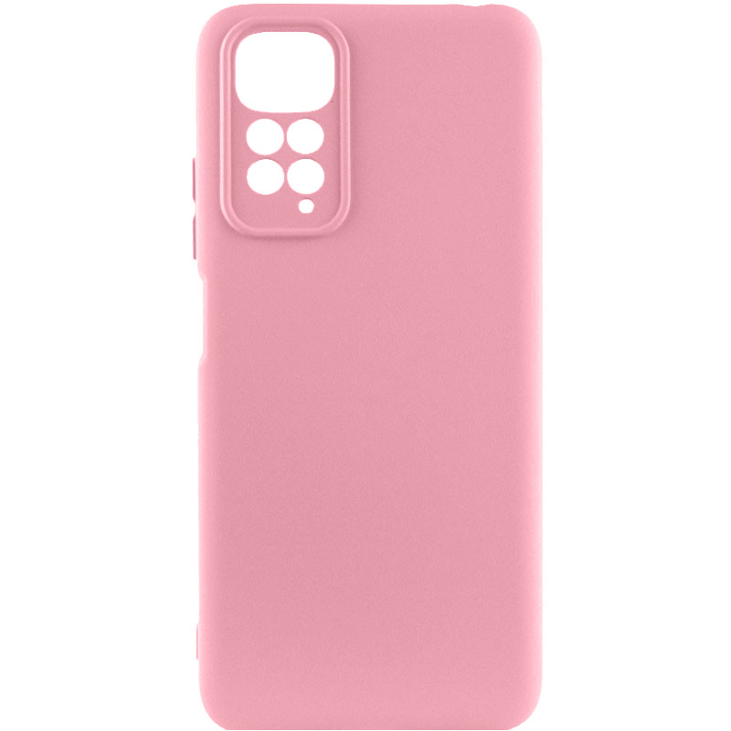 Чохол Silicone Cover Lakshmi Full Camera (A) для Xiaomi Redmi Note 11 (Global) (Рожевий / Pink)