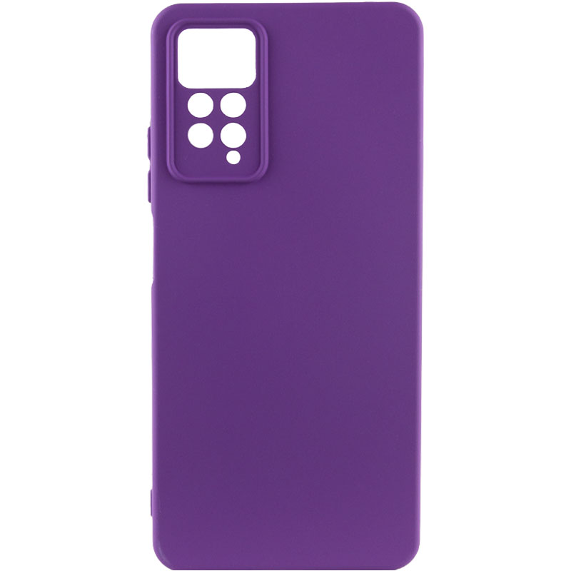 Чохол Silicone Cover Lakshmi Full Camera (A) для Xiaomi Redmi Note 11 Pro (Global) (Фіолетовий / Purple)