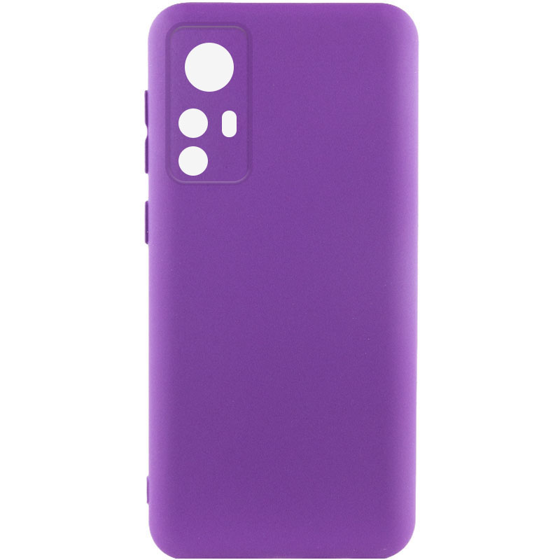 Чехол Silicone Cover Lakshmi Full Camera (A) для Xiaomi Redmi Note 12S (Фиолетовый / Purple)