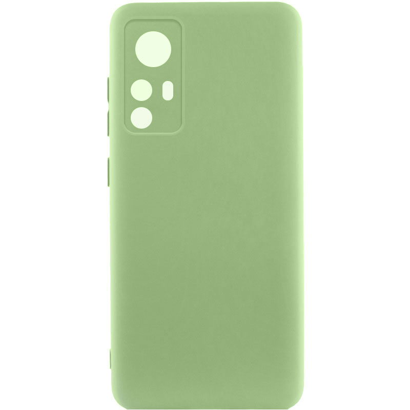 Чехол Silicone Cover Lakshmi Full Camera (A) для Xiaomi Redmi Note 12S (Зеленый / Pistachio)