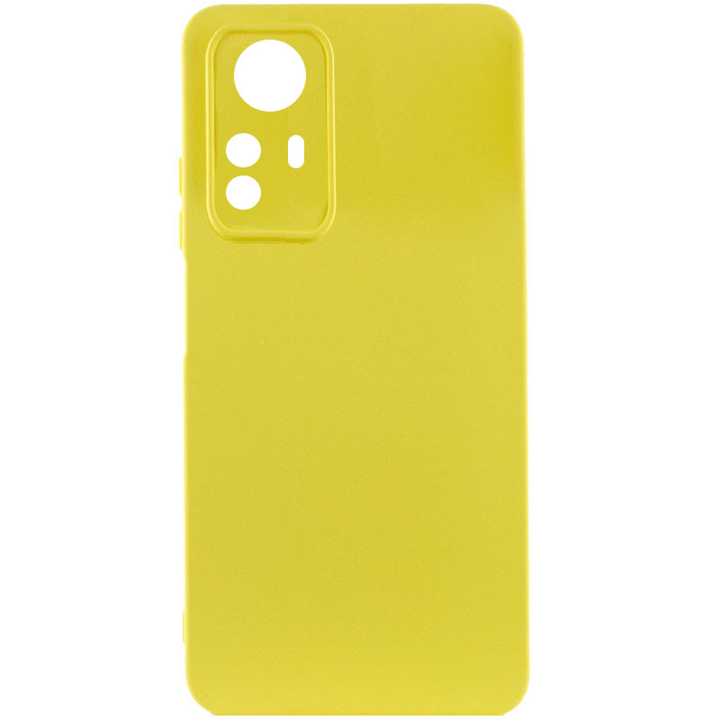 Чехол Silicone Cover Lakshmi Full Camera (A) для Xiaomi Redmi Note 12S (Желтый / Flash)