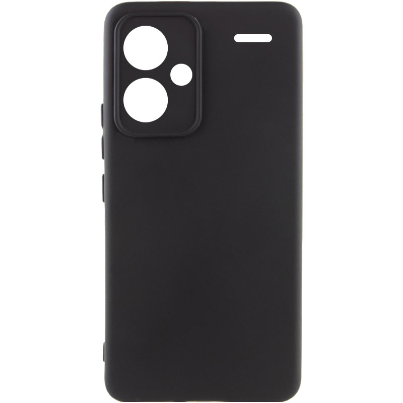 Чехол Silicone Cover Lakshmi Full Camera (A) для Xiaomi Redmi Note 13 Pro+ (Черный / Black)