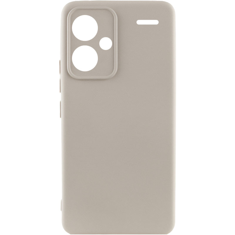 Чехол Silicone Cover Lakshmi Full Camera (A) для Xiaomi Redmi Note 13 Pro+ (Песочный / Sand)