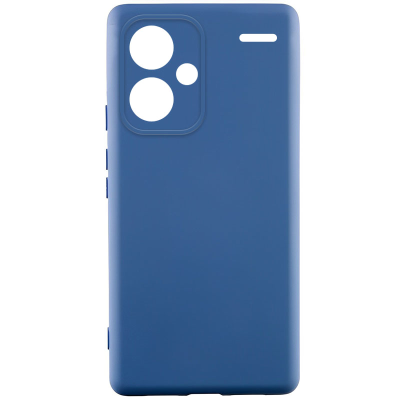 Чохол Silicone Cover Lakshmi Full Camera (A) для Xiaomi Redmi Note 13 Pro+ (Синій / Navy Blue)