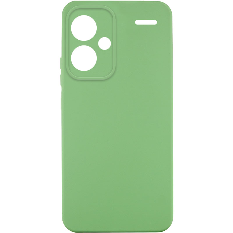 Чехол Silicone Cover Lakshmi Full Camera (A) для Xiaomi Redmi Note 13 Pro+ (Зеленый / Pistachio)