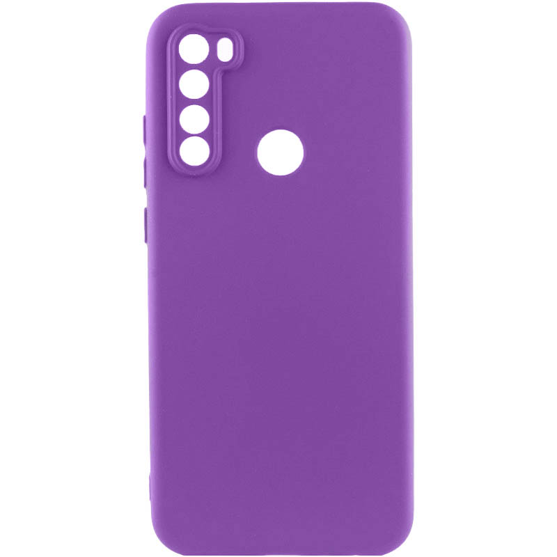 Чохол Silicone Cover Lakshmi Full Camera (A) для Xiaomi Redmi Note 8T (Фіолетовий / Purple)