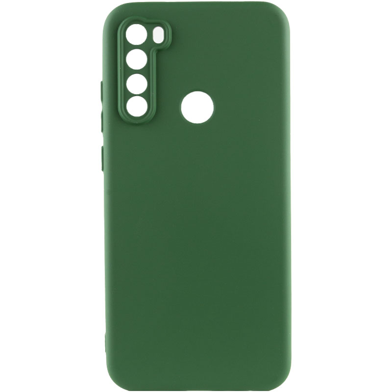 Чехол Silicone Cover Lakshmi Full Camera (A) для Xiaomi Redmi Note 8T (Зеленый / Dark green)