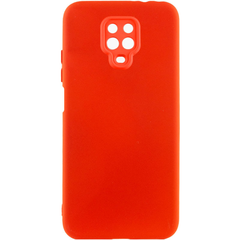 Чохол Silicone Cover Lakshmi Full Camera (A) для Xiaomi Redmi Note 9 Pro (Червоний / Red)