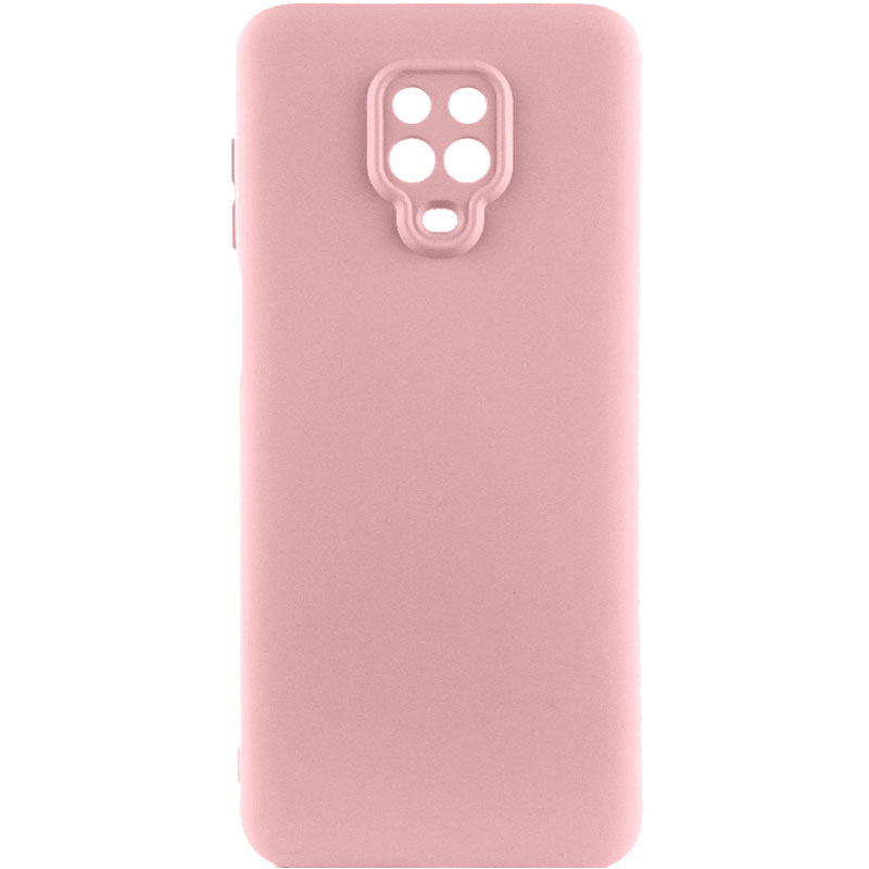 Чохол Silicone Cover Lakshmi Full Camera (A) для Xiaomi Redmi Note 9 Pro Max (Рожевий / Pink)