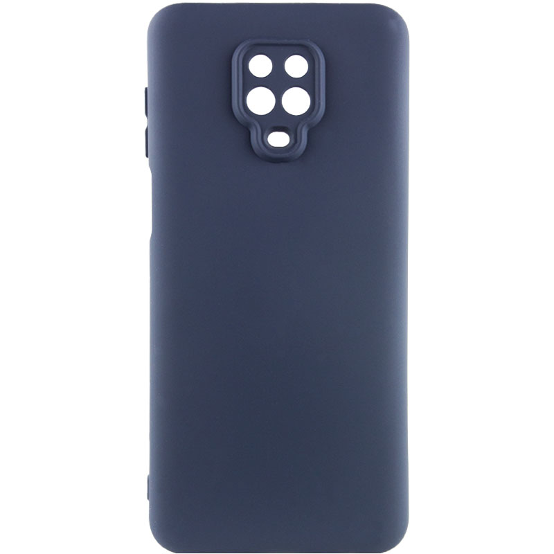 Чехол Silicone Cover Lakshmi Full Camera (A) для Xiaomi Redmi Note 9s (Синий / Midnight Blue)