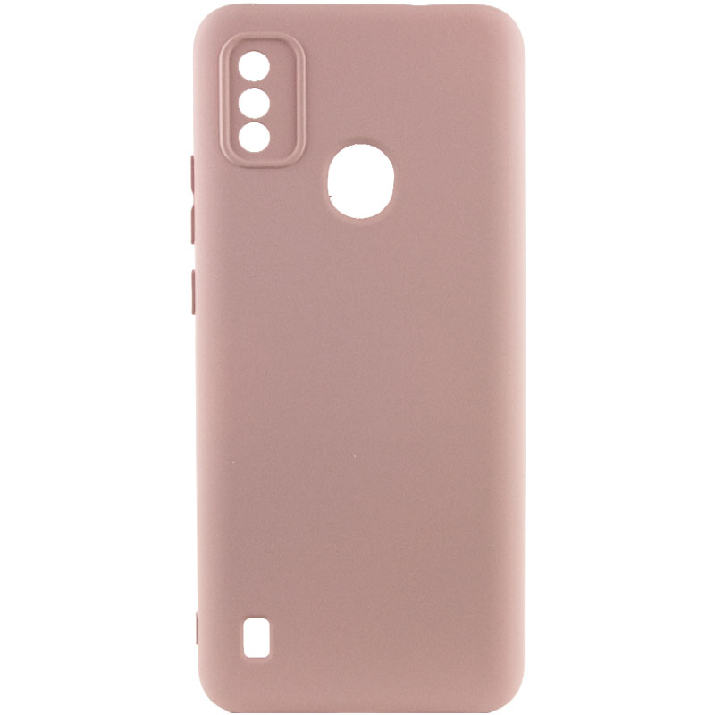 Чехол Silicone Cover Lakshmi Full Camera (A) для ZTE Blade A51 (Розовый  / Pink Sand)
