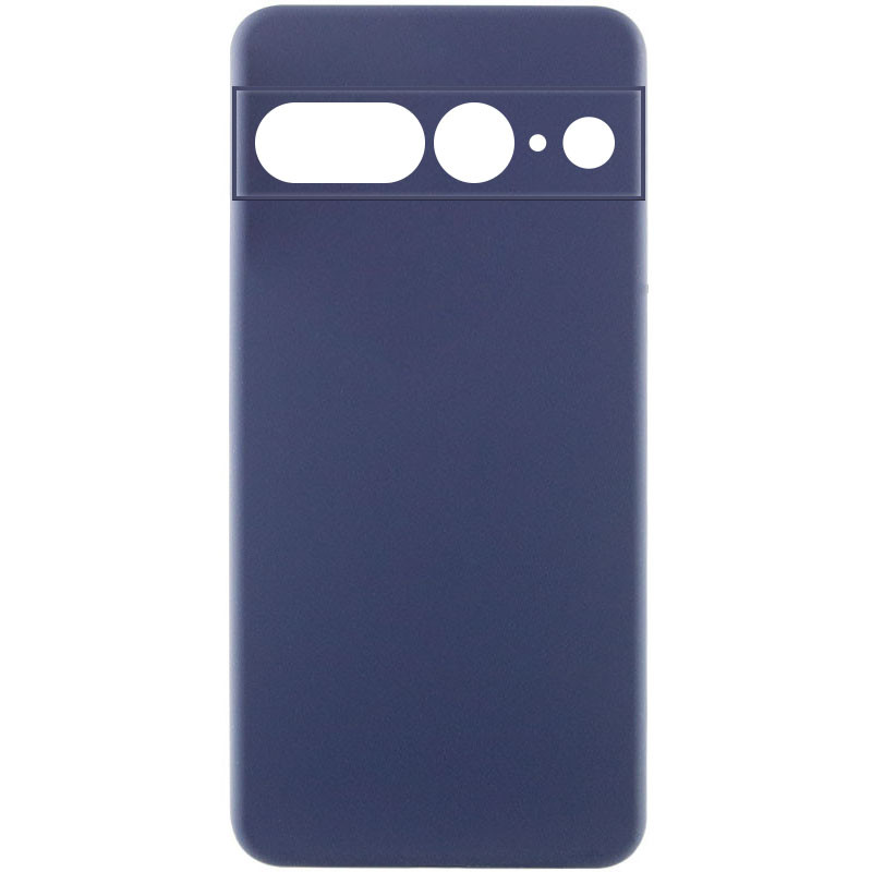 Чехол Silicone Cover Lakshmi Full Camera (AA) для Google Pixel 7 Pro (Синий / Midnight blue)