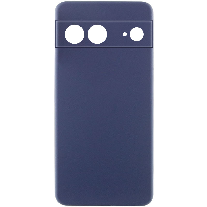 Чехол Silicone Cover Lakshmi Full Camera (AA) для Google Pixel 8 (Синий / Midnight Blue)