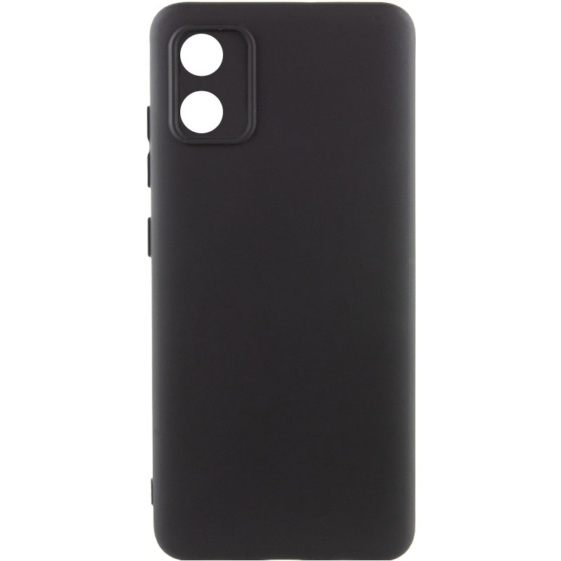 Чехол Silicone Cover Lakshmi Full Camera (AA) для Motorola Moto E13 (Черный / Black)