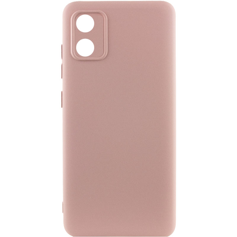 Чехол Silicone Cover Lakshmi Full Camera (AA) для Motorola Moto E13 (Розовый / Pink Sand)