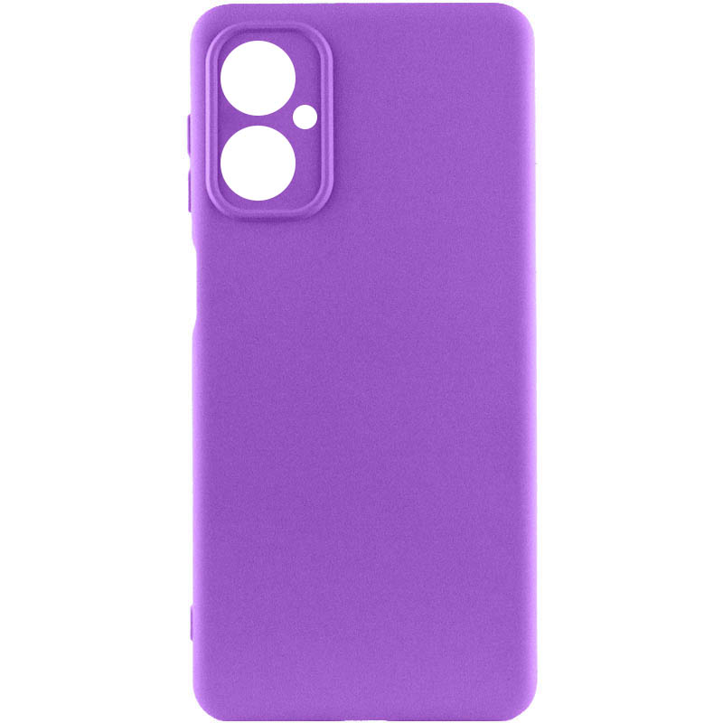 Чехол Silicone Cover Lakshmi Full Camera (AA) для Motorola Moto G14 (Фиолетовый / Purple)