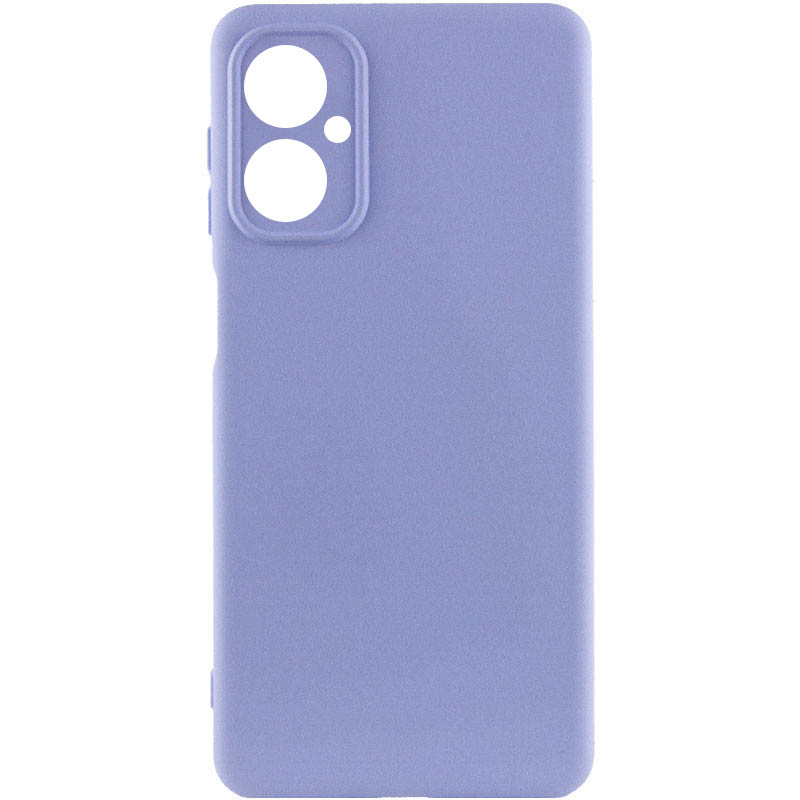 Чехол Silicone Cover Lakshmi Full Camera (AA) для Motorola Moto G14 (Сиреневый / Dasheen)