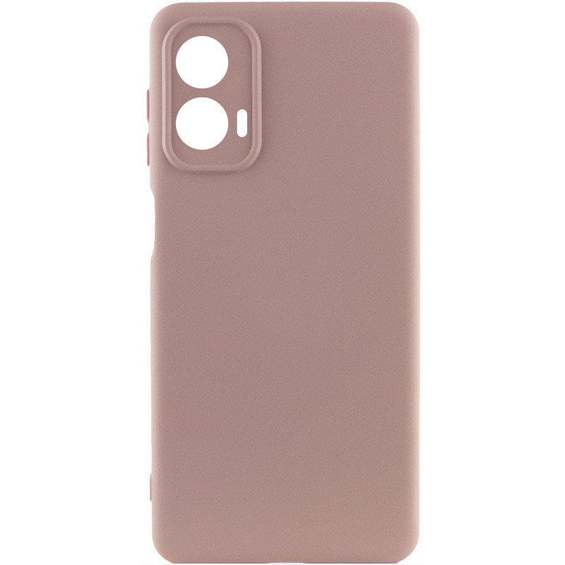 Чехол Silicone Cover Lakshmi Full Camera (AA) для Motorola Moto G85 (Розовый / Pink Sand)