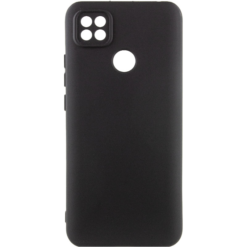 Чехол Silicone Cover Lakshmi Full Camera (AA) для Oppo A15s / A15 (Черный / Black)