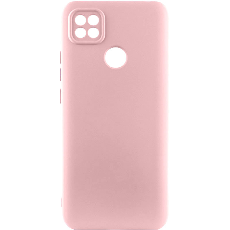 Чехол Silicone Cover Lakshmi Full Camera (AA) для Oppo A15s / A15 (Розовый / Pink)