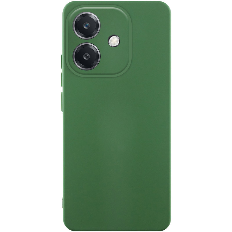 Чехол Silicone Cover Lakshmi Full Camera (AA) для Oppo A3 4G / A3x 4G/ A40m (Зеленый / Dark green)