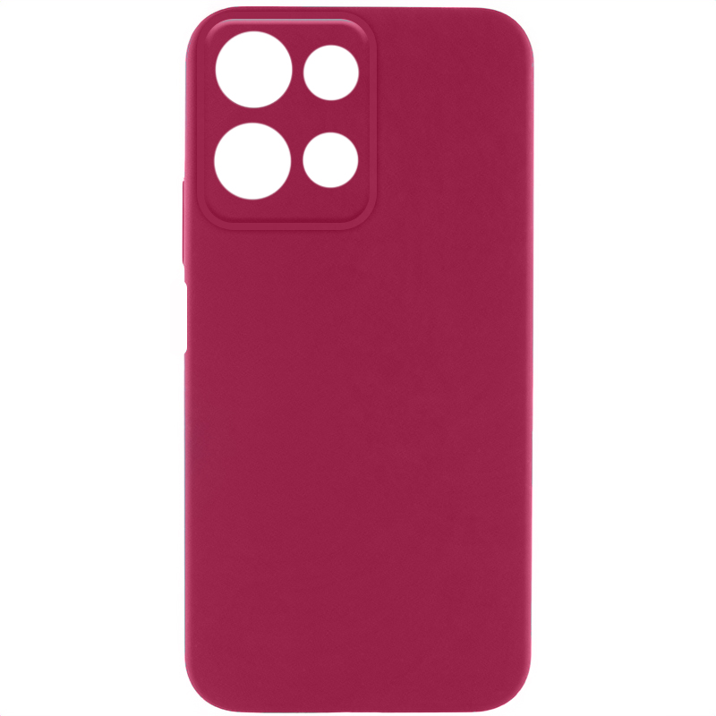 Чохол Silicone Cover Lakshmi Full Camera (AA) для Samsung Galaxy A04e (Бордовий / Marsala)