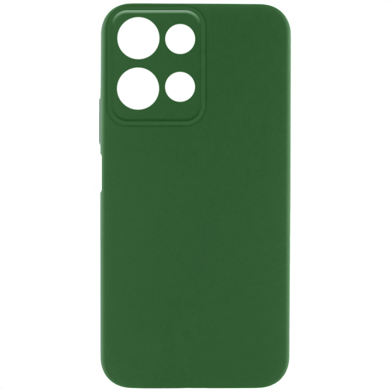 Чохол Silicone Cover Lakshmi Full Camera (AA) для Samsung Galaxy A04e (Зелений / Dark green)