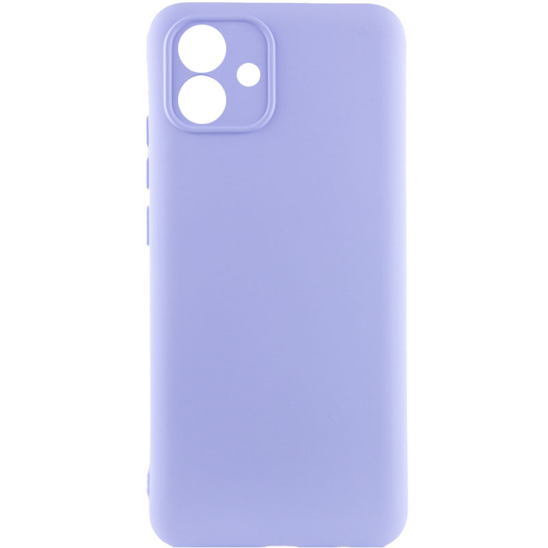 Чехол Silicone Cover Lakshmi Full Camera (AA) для Samsung Galaxy A04 (Сиреневый / Dasheen)