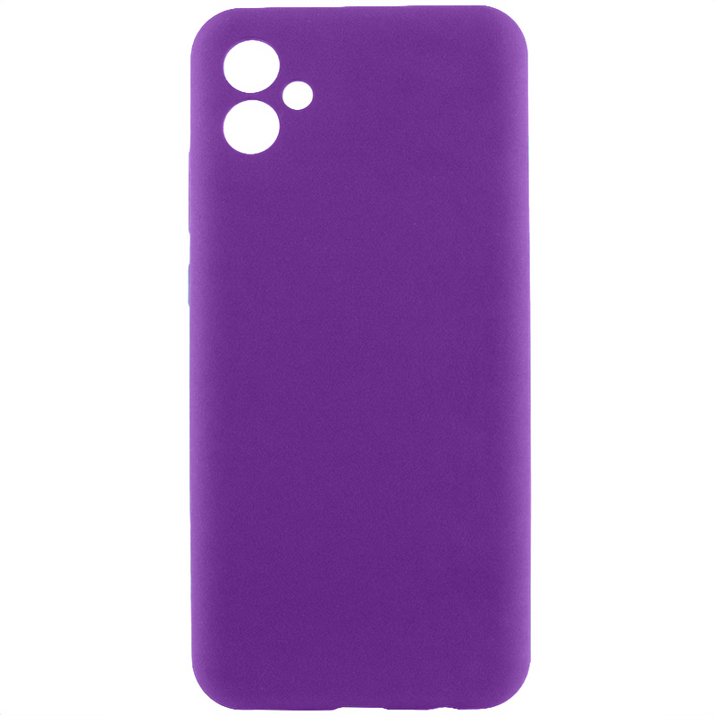 Чохол Silicone Cover Lakshmi Full Camera (AA) для Samsung Galaxy A06 (Фіолетовий / Purple)