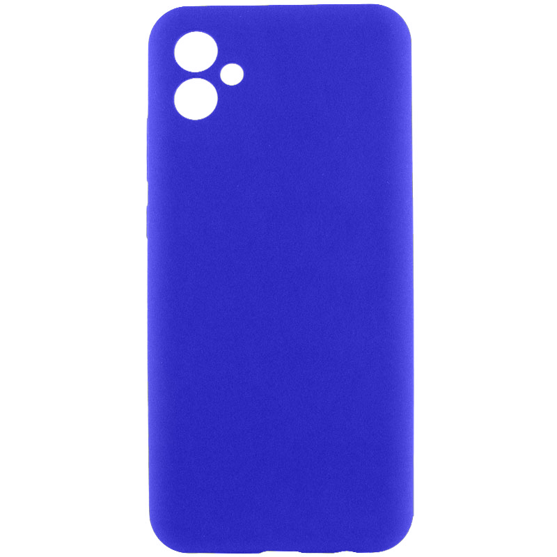 Чохол Silicone Cover Lakshmi Full Camera (AA) для Samsung Galaxy A06 (Синій / Iris)