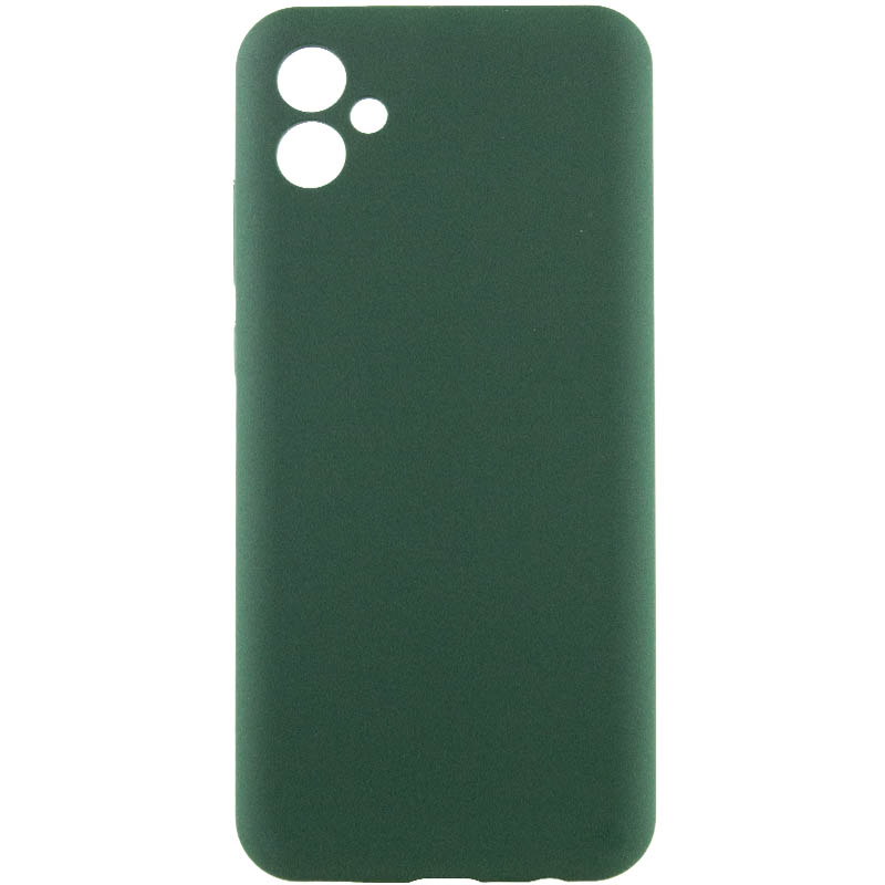 Чохол Silicone Cover Lakshmi Full Camera (AA) для Samsung Galaxy A06 (Зелений / Dark green)