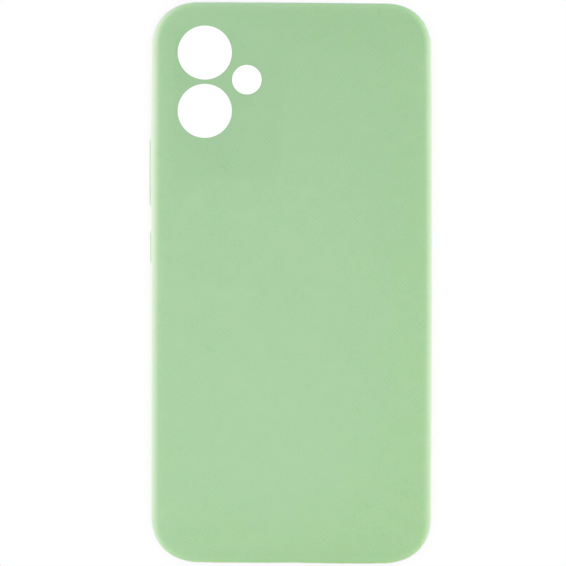 Чохол Silicone Cover Lakshmi Full Camera (AA) для Samsung Galaxy A06 (Зелений / Pistachio)