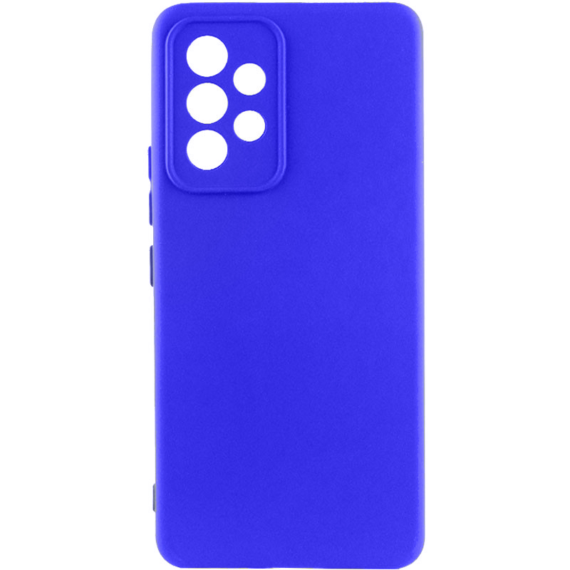 Чехол Silicone Cover Lakshmi Full Camera (AA) для Samsung Galaxy A13 4G (Синий / Iris)