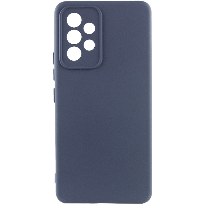 Чехол Silicone Cover Lakshmi Full Camera (AA) для Samsung Galaxy A13 4G (Синий / Midnight Blue)