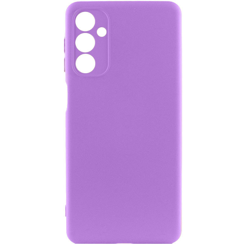 Чехол Silicone Cover Lakshmi Full Camera (AA) для Samsung Galaxy A24 4G (Фиолетовый / Purple)