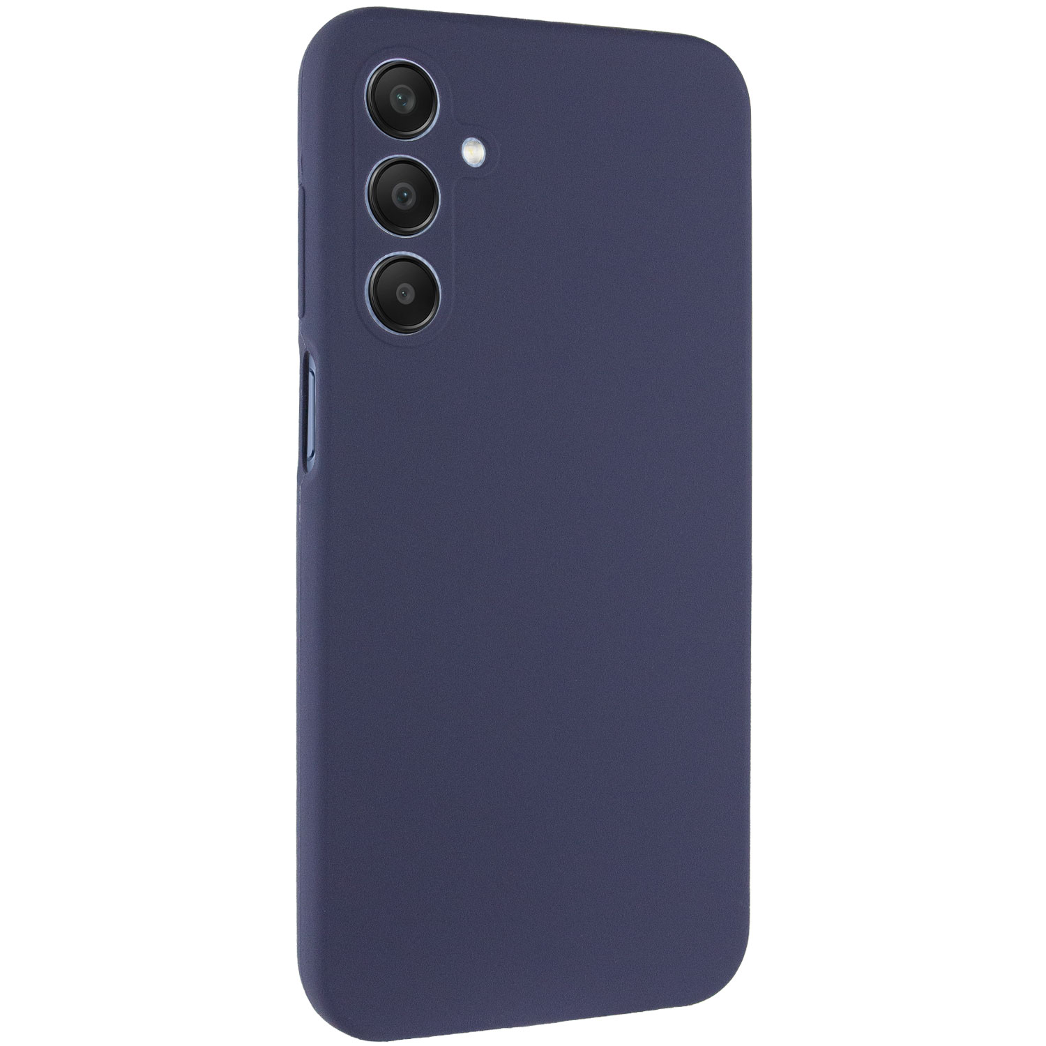 Чехол Silicone Cover Lakshmi Full Camera (AA) для Samsung Galaxy A24 4G (Синий / Midnight Blue)