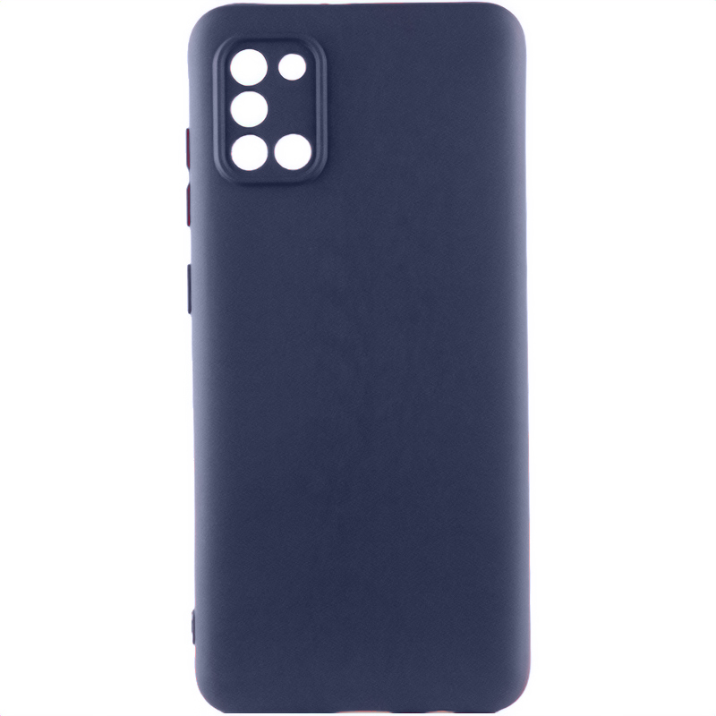 Чехол Silicone Cover Lakshmi Full Camera (AA) для Samsung Galaxy A31 (Синий / Midnight Blue)