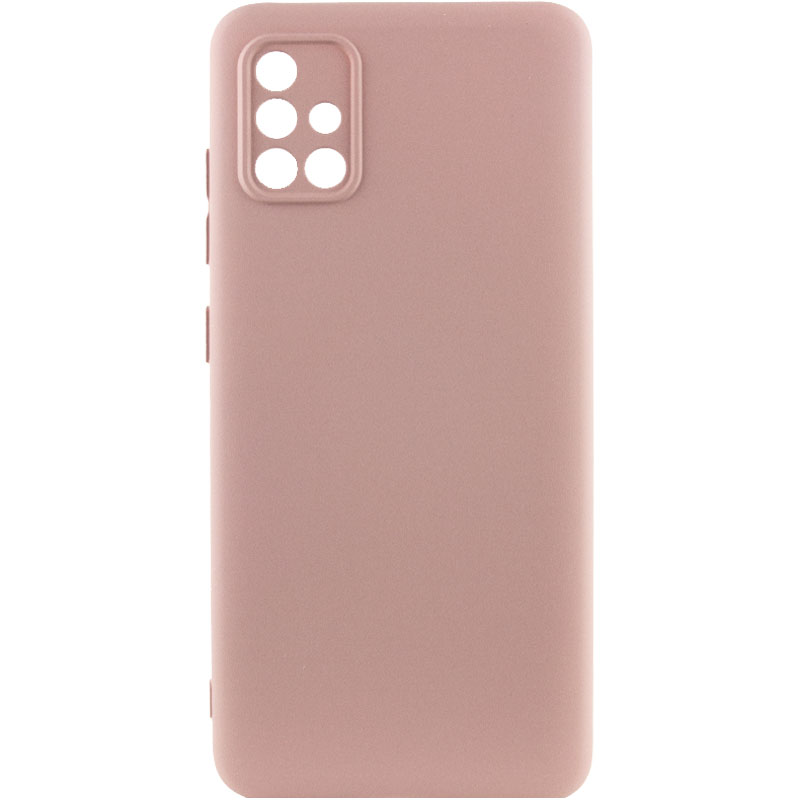 Чехол Silicone Cover Lakshmi Full Camera (AA) для Samsung Galaxy A51 (Розовый / Pink Sand)