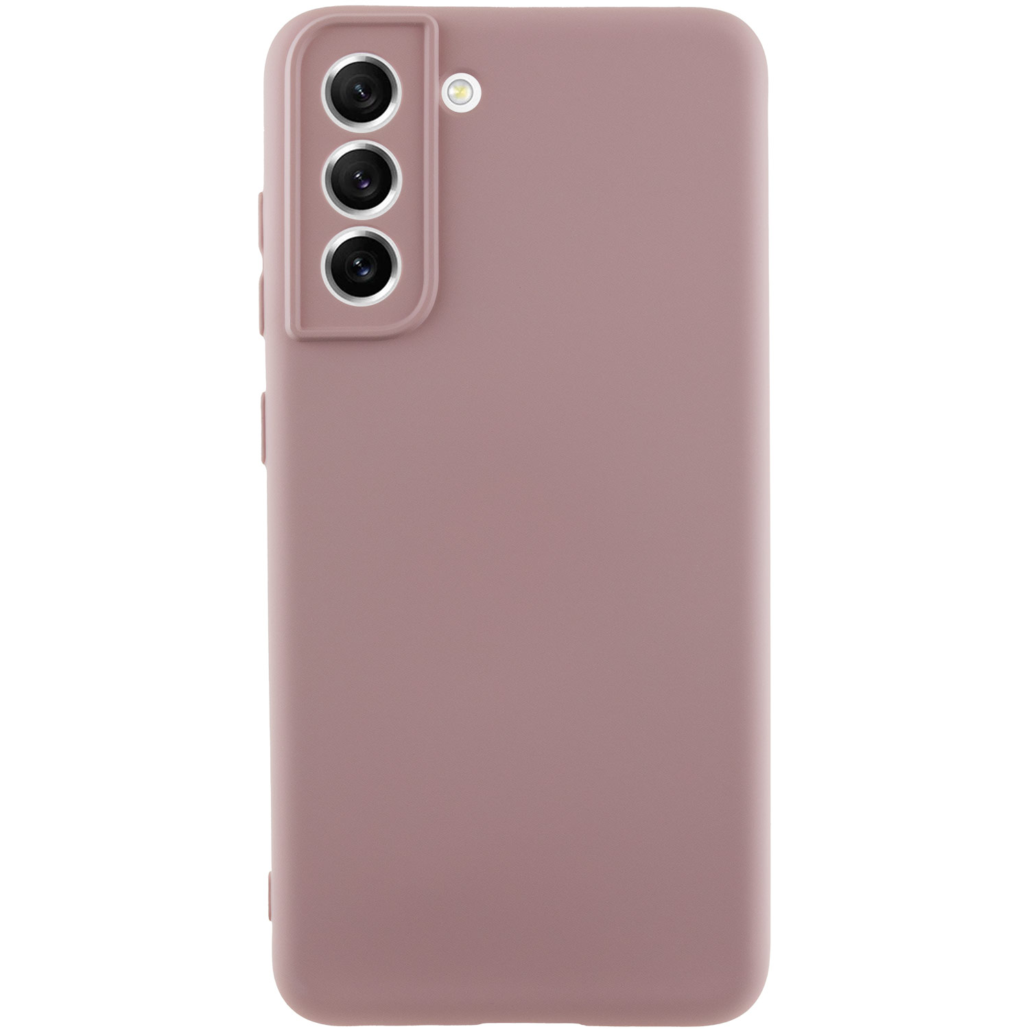 Чохол Silicone Cover Lakshmi Full Camera (AA) для Samsung Galaxy S21 FE (Рожевий / Pink Sand)