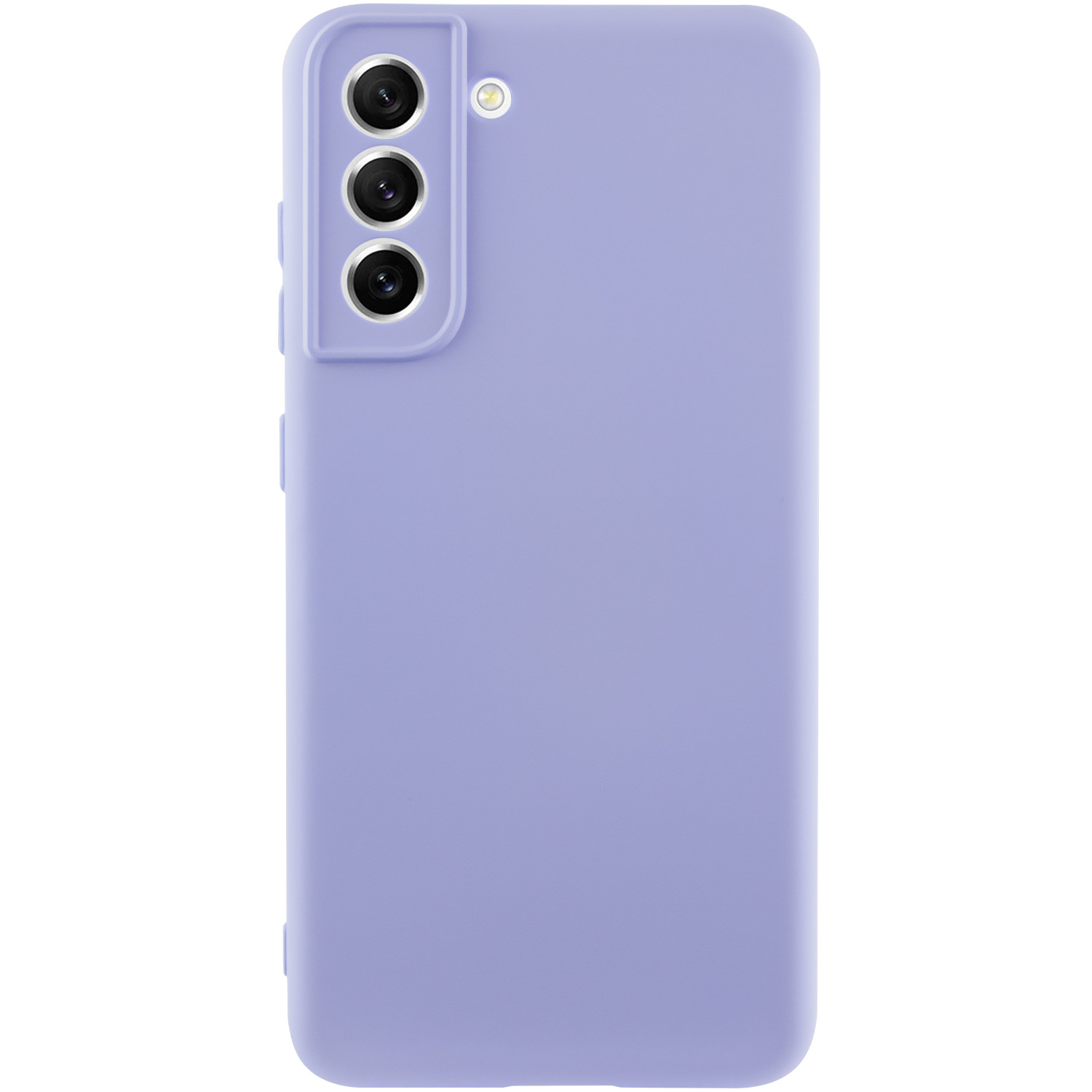 Чохол Silicone Cover Lakshmi Full Camera (AA) для Samsung Galaxy S21 FE (Бузковий / Dasheen)